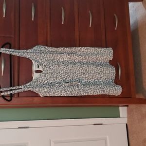 ZARA flowered dress. Lined. Size Large.